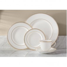 Lenox Federal Gold Bone China 5 Piece Place Setting, Service for 1 LNX6419